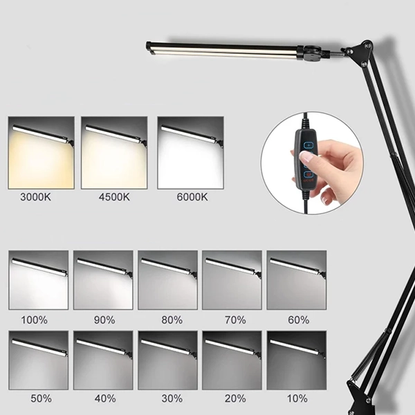 Lampe De Bureau Led À Double Tête – Image 3